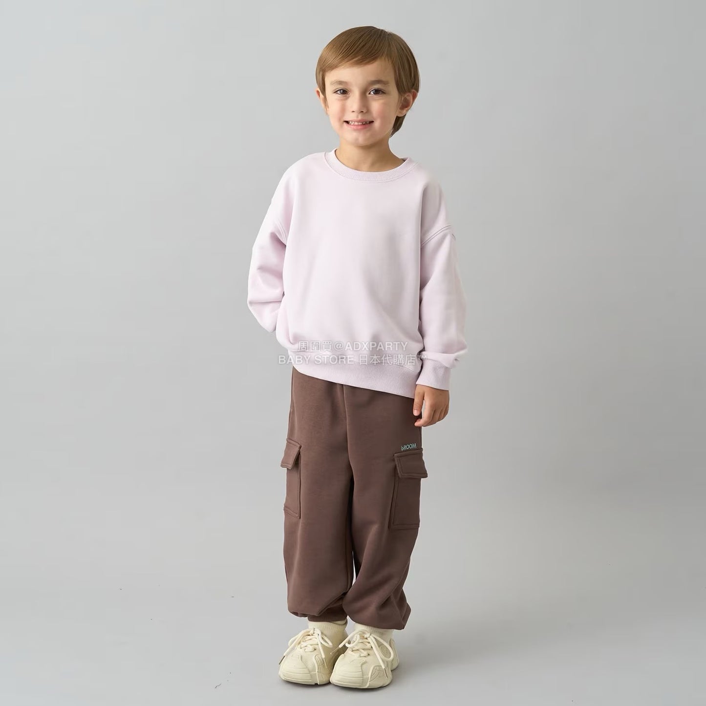 日本童裝 b・R# 吸水速乾 吸濕排汗 寬鬆衛衣 100-150cm 男童款/女童款 冬季 TOPS