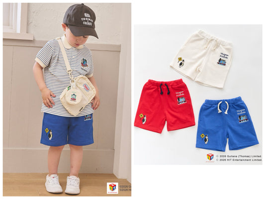 日本童裝 pe#main x Thomas 運動短褲 80-130cm 男童款 夏季 PANTS