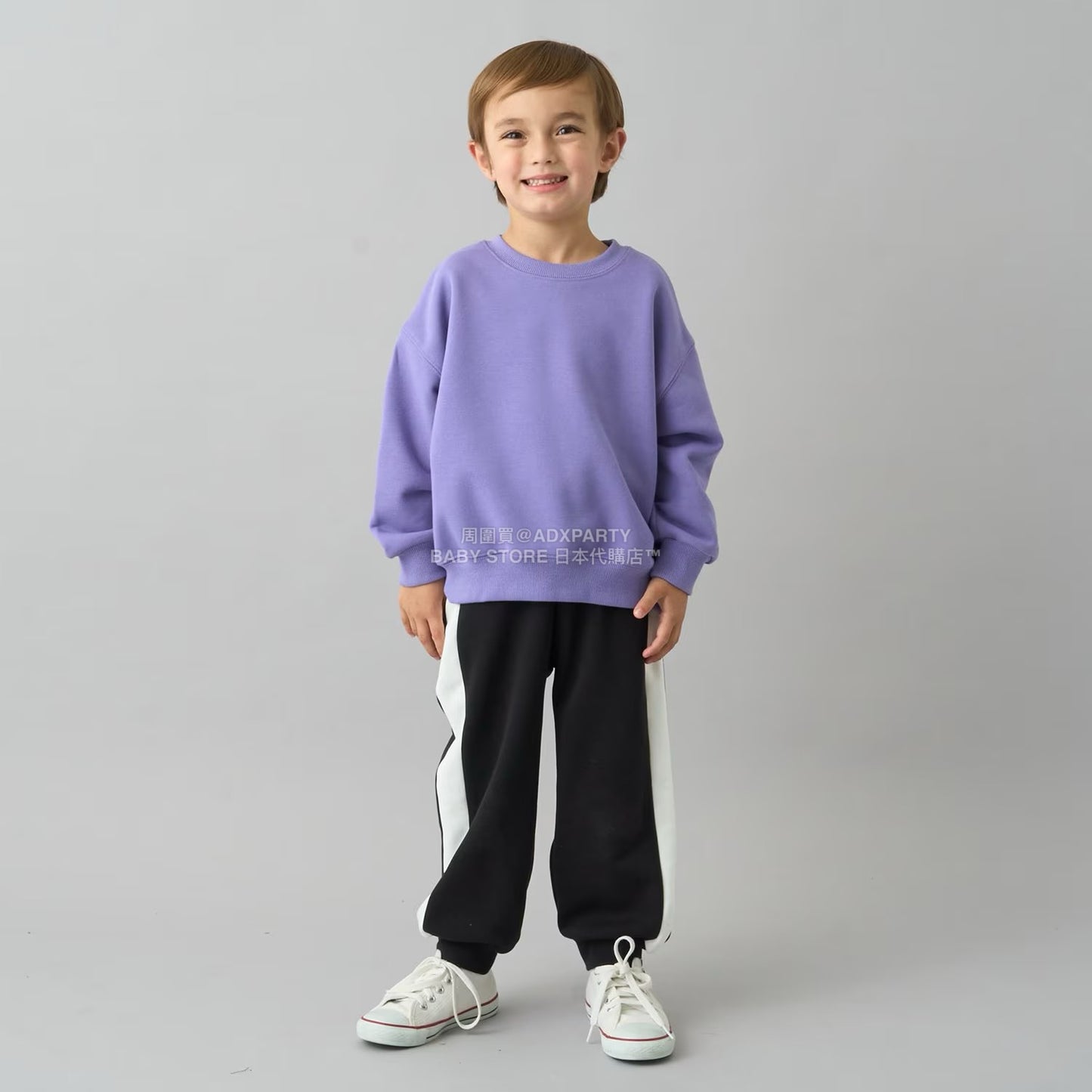 日本童裝 b・R# 吸水速乾 吸濕排汗 寬鬆衛衣 100-150cm 男童款/女童款 冬季 TOPS