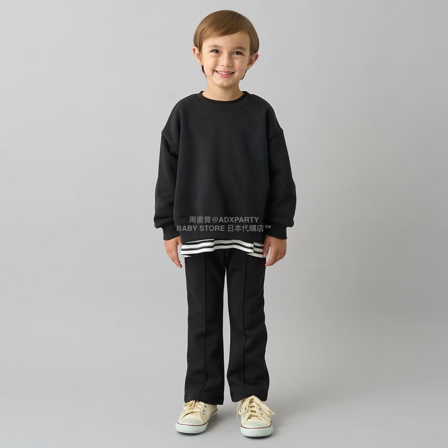 日本童裝 b・R# 吸水速乾 吸濕排汗 寬鬆衛衣 100-150cm 男童款/女童款 冬季 TOPS