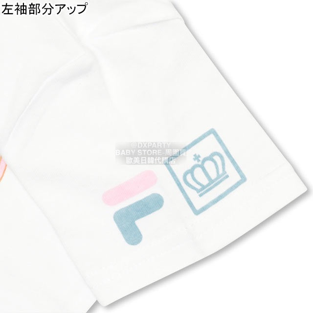 現貨區1-2日寄出--日本童裝 Babydoll x Fila x Sanrio 上衣 90cm 女童款 夏季 TOPS