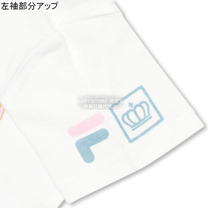 現貨區1-2日寄出--日本童裝 Babydoll x Fila x Sanrio 上衣 90cm 女童款 夏季 TOPS