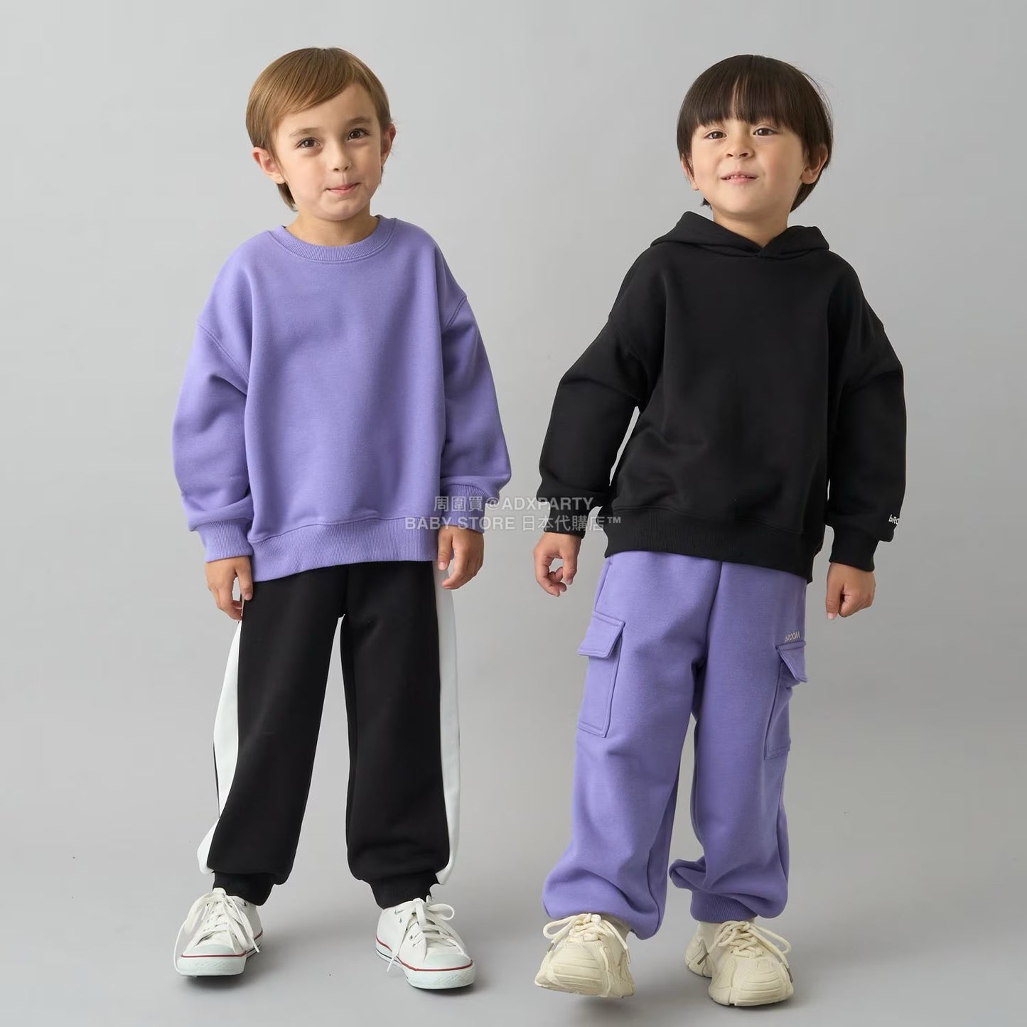 日本童裝 b・R# 吸水速乾 吸濕排汗 寬鬆衛衣 100-150cm 男童款/女童款 冬季 TOPS