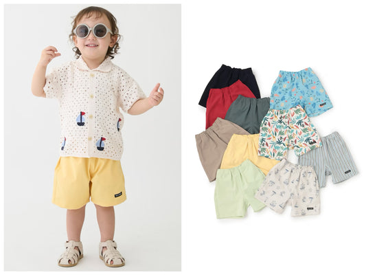 日本童裝 pe#main 水陸兩用 沙灘短褲 80-130cm 男童款 PANTS 夏日玩水泳衣特輯