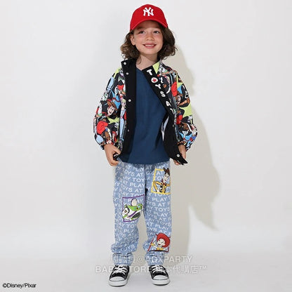 Japanese BDL x Disney Waterproof Series Toy Story Windbreaker 90-140cm Boys/Girls Summer Outerwear BDL Fitted 