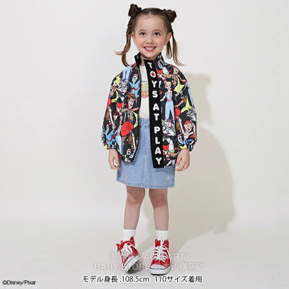 Japanese BDL x Disney Waterproof Series Toy Story Windbreaker 90-140cm Boys/Girls Summer Outerwear BDL Fitted 