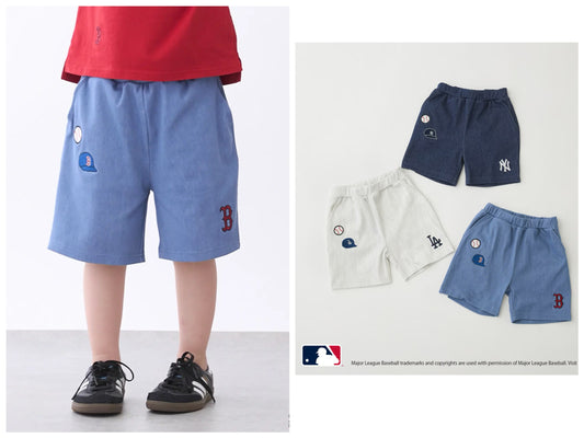日本童裝 pe#main x 【MLB】運動短褲 80-130cm 男童款/女童款 夏季 PANTS