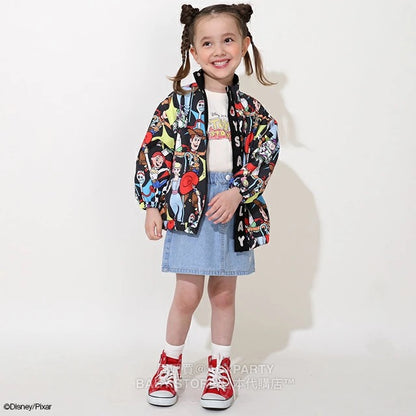 Japanese BDL x Disney Waterproof Series Toy Story Windbreaker 90-140cm Boys/Girls Summer Outerwear BDL Fitted 
