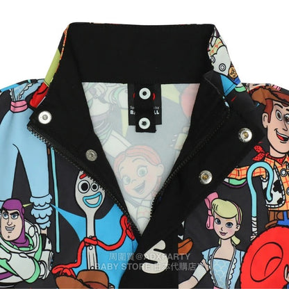 Japanese BDL x Disney Waterproof Series Toy Story Windbreaker 90-140cm Boys/Girls Summer Outerwear BDL Fitted 