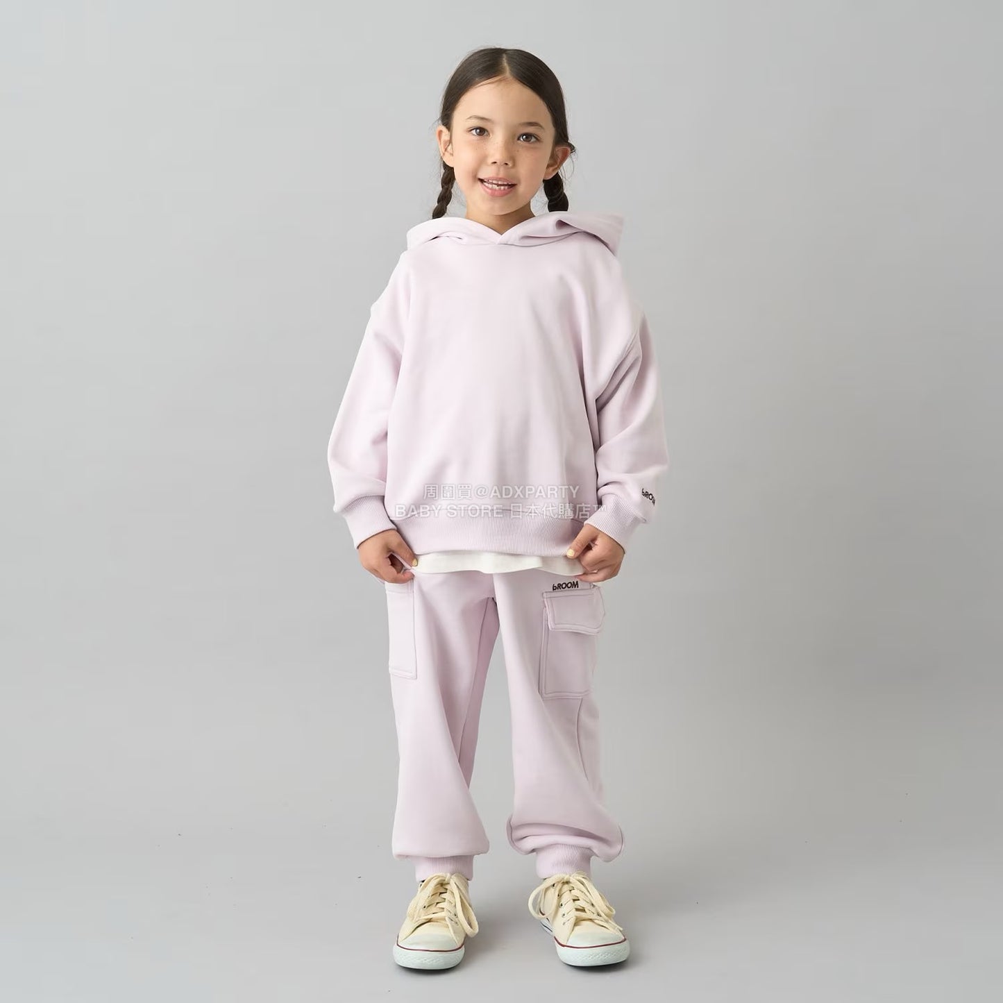 日本童裝 b・R# 吸水速乾 吸濕排汗 連帽衛衣 100-150cm 男童款/女童款 冬季 TOPS