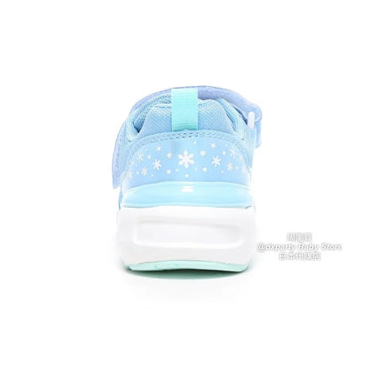 日本直送 moonstar x Disney Frozen LED發光 抗菌防臭 健康機能兒童鞋 14-19cm 女童款 鞋系列