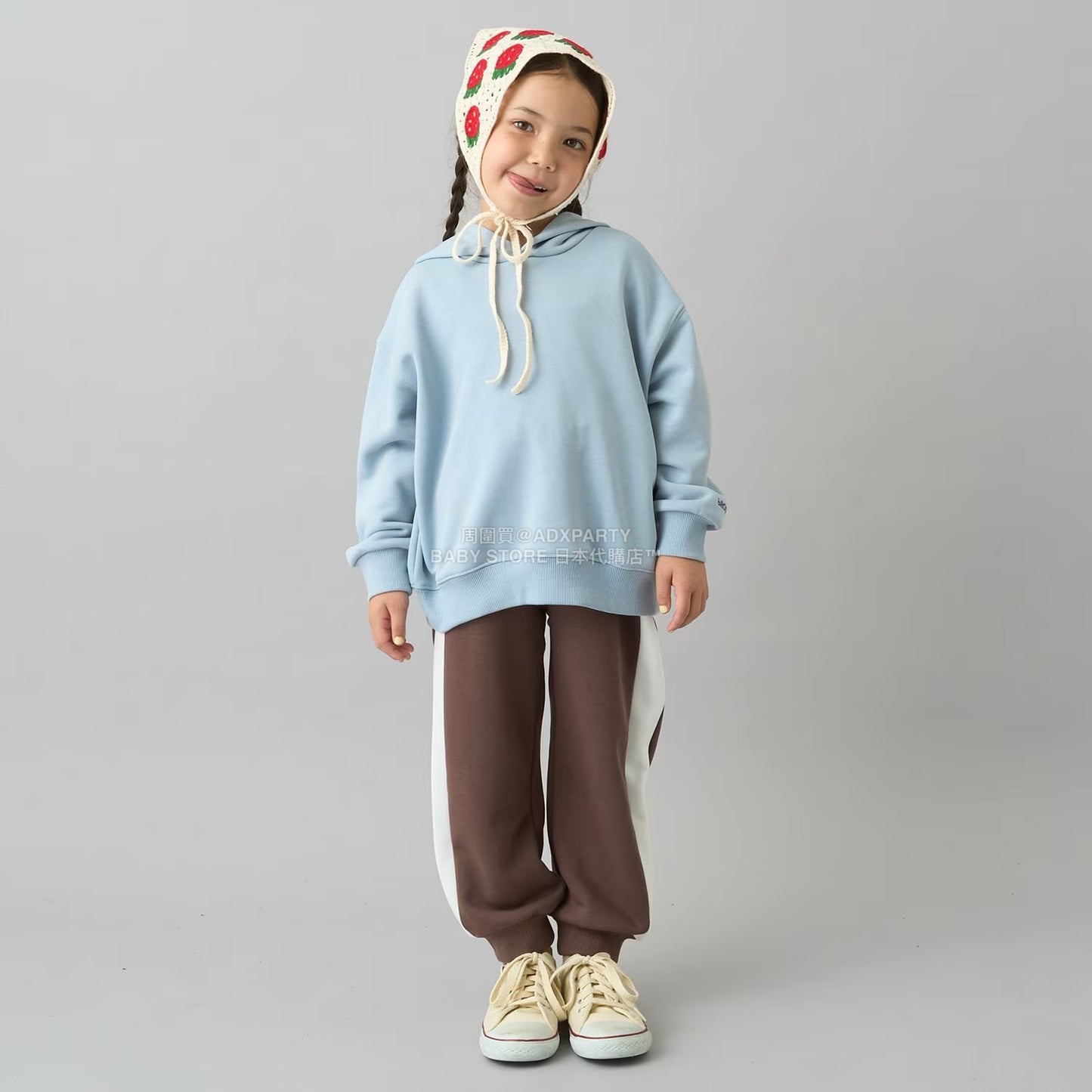 日本童裝 b・R# 吸水速乾 吸濕排汗 連帽衛衣 100-150cm 男童款/女童款 冬季 TOPS