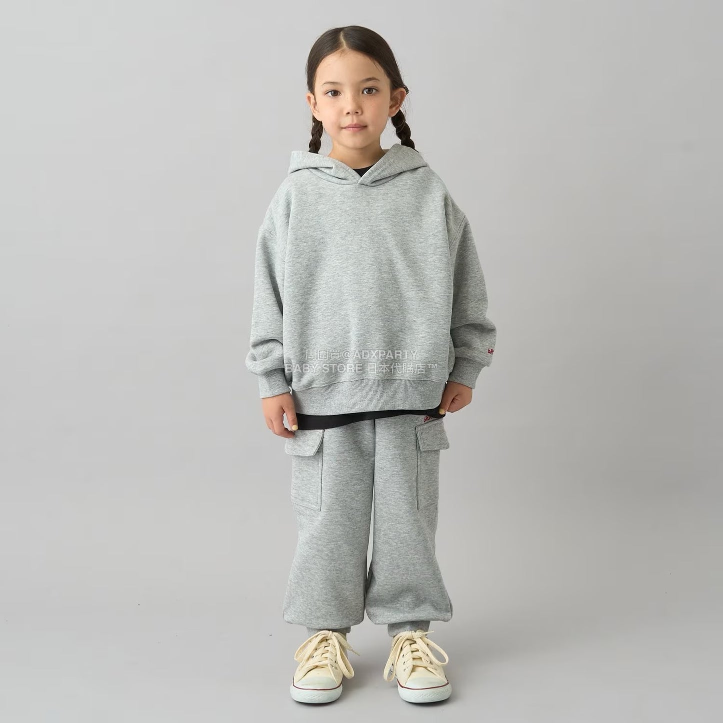 日本童裝 b・R# 吸水速乾 吸濕排汗 連帽衛衣 100-150cm 男童款/女童款 冬季 TOPS