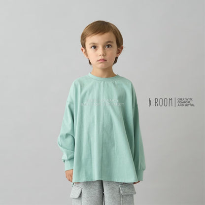 日本童裝 b・R# 簡約寬鬆oversized長袖上衣 100-150cm 男童款/女童款 冬季 TOPS