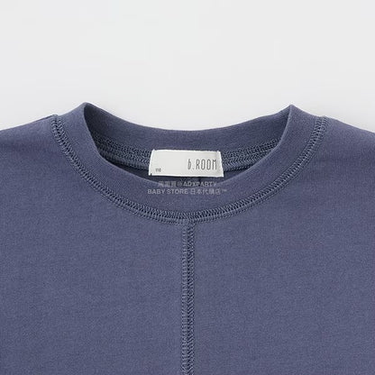 日本童裝 b・R# 簡約寬鬆oversized長袖上衣 100-150cm 男童款/女童款 冬季 TOPS