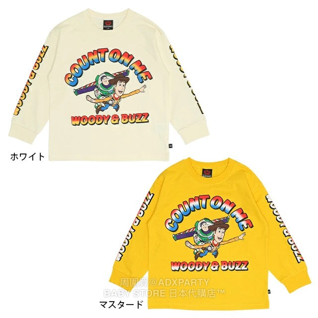 Japanese BDL x Disney ToyStory Print Tops (80-140cm) for Boys and Girls (Autumn) 