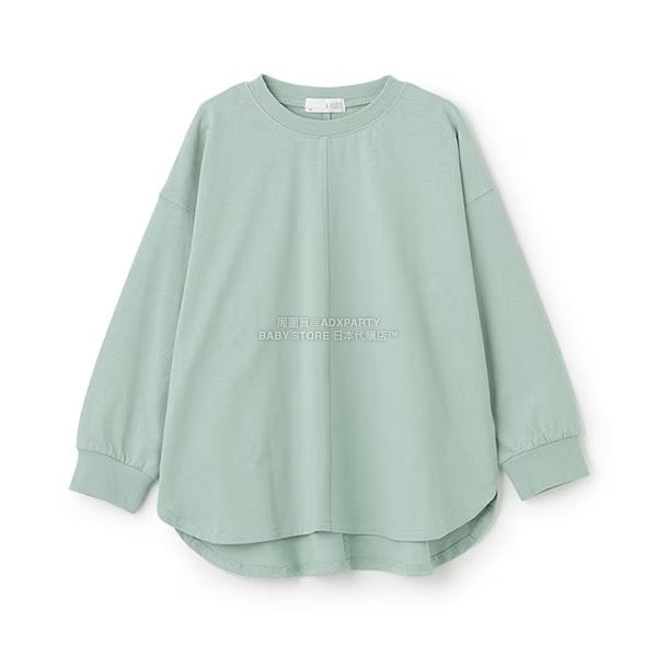 日本童裝 b・R# 簡約寬鬆oversized長袖上衣 100-150cm 男童款/女童款 冬季 TOPS