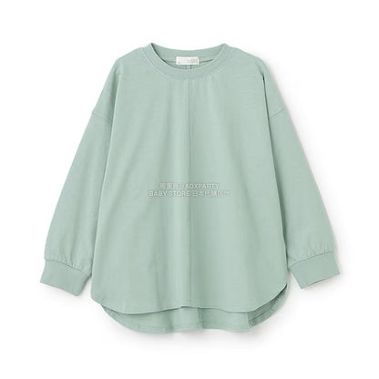 日本童裝 b・R# 簡約寬鬆oversized長袖上衣 100-150cm 男童款/女童款 冬季 TOPS