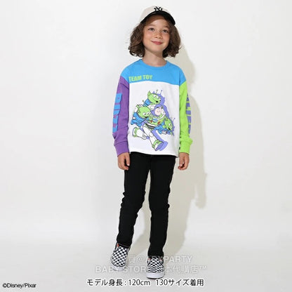Japanese BDL x Disney ToyStory Printed Contrast Tops (80-140cm) for Boys/Girls Autumn 