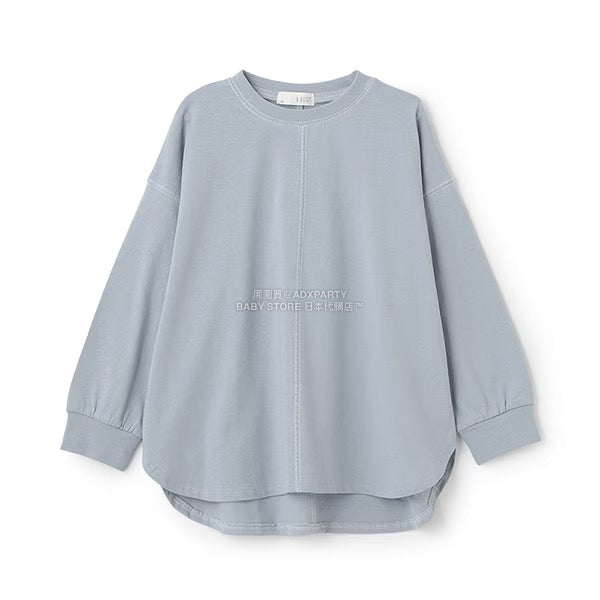 日本童裝 b・R# 簡約寬鬆oversized長袖上衣 100-150cm 男童款/女童款 冬季 TOPS