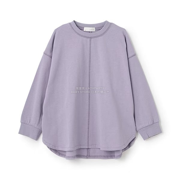 日本童裝 b・R# 簡約寬鬆oversized長袖上衣 100-150cm 男童款/女童款 冬季 TOPS