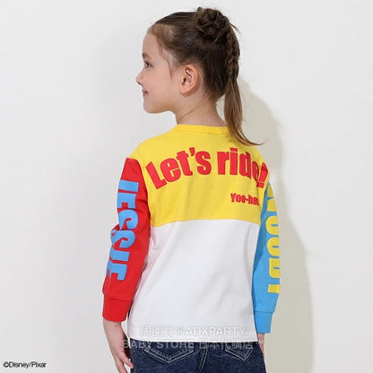 Japanese BDL x Disney ToyStory Printed Contrast Tops (80-140cm) for Boys/Girls Autumn 