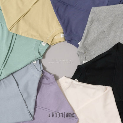 日本童裝 b・R# 簡約寬鬆oversized長袖上衣 100-150cm 男童款/女童款 冬季 TOPS