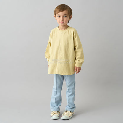 日本童裝 b・R# 簡約寬鬆oversized長袖上衣 100-150cm 男童款/女童款 冬季 TOPS