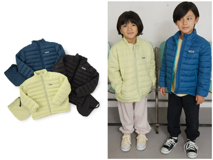 日本童裝 b・R# 立領夾棉外套 100-140cm 男童款 冬季(適合初秋、香港平均溫度、寒冷天氣）OUTERWEAR 【日本預售：2026年10月中旬】