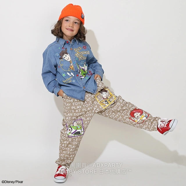 Japanese BDL x Disney ToyStory Denim Pants 80-140cm Boys'/Girls' Autumn PANTS 