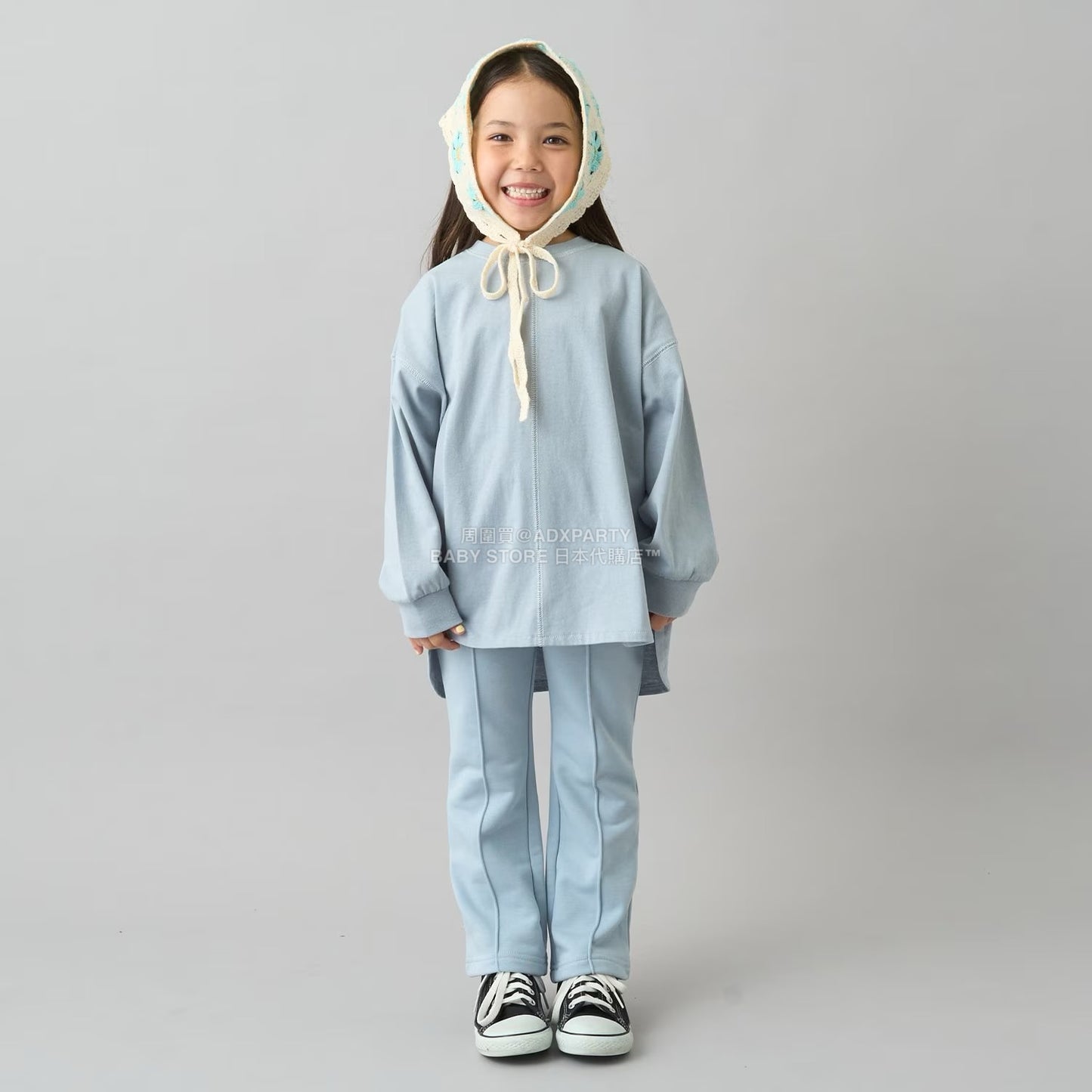 日本童裝 b・R# 簡約寬鬆oversized長袖上衣 100-150cm 男童款/女童款 冬季 TOPS