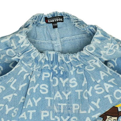 Japanese BDL x Disney ToyStory Denim Pants 80-140cm Boys'/Girls' Autumn PANTS 