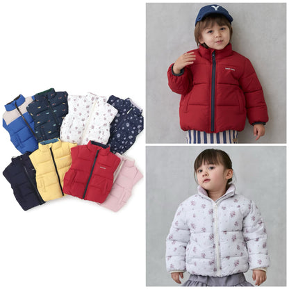 日本童裝 pe#main 防水 夾棉外套 80-130cm 男童款/女童款 冬季 (適合寒冷天氣、溫度低天氣）OUTERWEAR 聖誕紅/新年紅