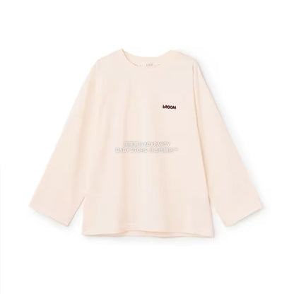 日本童裝 b・R# 簡約寬鬆oversized長袖上衣 100-150cm 男童款/女童款 冬季 TOPS