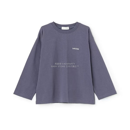 日本童裝 b・R# 簡約寬鬆oversized長袖上衣 100-150cm 男童款/女童款 冬季 TOPS