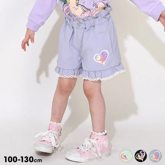 Japanese BDL x Disney Princess Lace Shorts 100-130cm Girls Autumn PANTS 