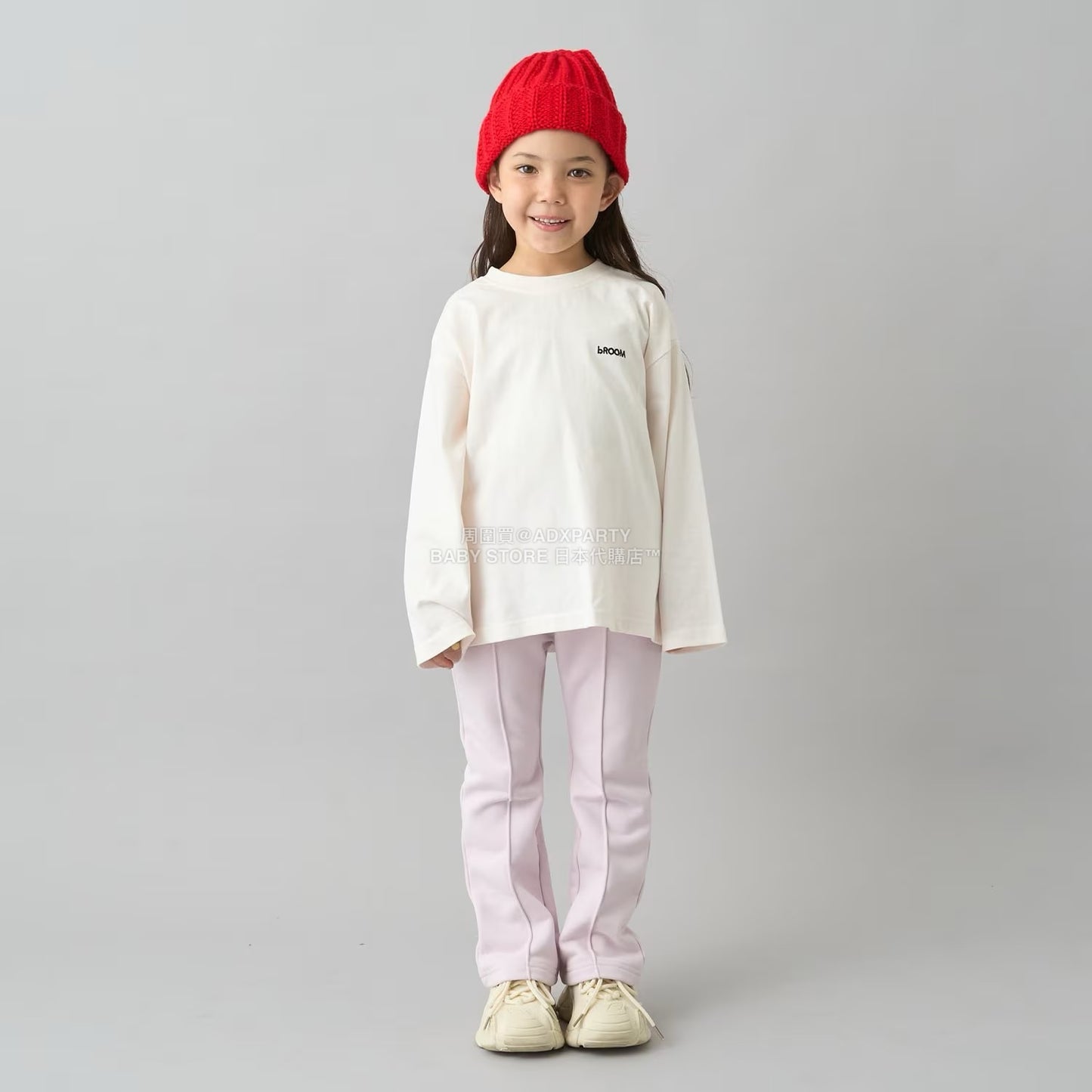 日本童裝 b・R# 簡約寬鬆oversized長袖上衣 100-150cm 男童款/女童款 冬季 TOPS