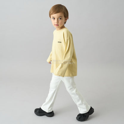 日本童裝 b・R# 簡約寬鬆oversized長袖上衣 100-150cm 男童款/女童款 冬季 TOPS