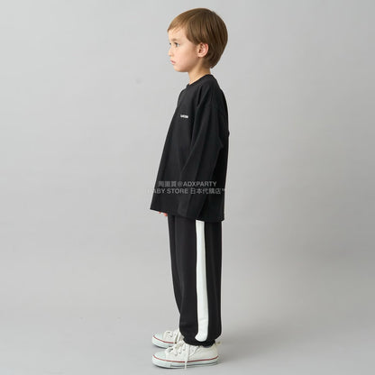 日本童裝 b・R# 簡約寬鬆oversized長袖上衣 100-150cm 男童款/女童款 冬季 TOPS