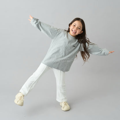 日本童裝 b・R# 簡約寬鬆oversized長袖上衣 100-150cm 男童款/女童款 冬季 TOPS