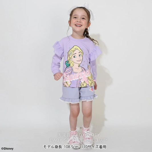 Japanese BDL x Disney Princess Lace Sleeve Top 100-130cm Girls Autumn TOPS 