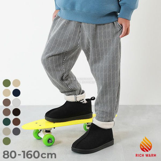 日本童裝 dev!rock 抓毛印花長褲 80-160cm 男童款/女童款 冬季 PANTS