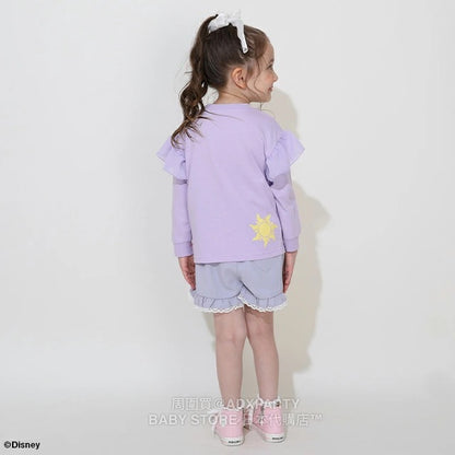 Japanese BDL x Disney Princess Lace Sleeve Top 100-130cm Girls Autumn TOPS 