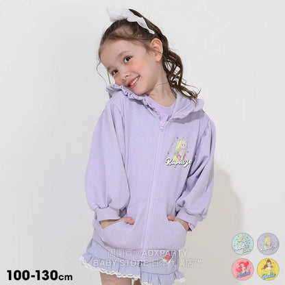 Japanese BDL x Disney Princess Lace Hooded Jacket 100-130cm Girls Autumn OUTERWEAR 