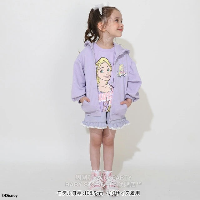 Japanese BDL x Disney Princess Lace Hooded Jacket 100-130cm Girls Autumn OUTERWEAR 