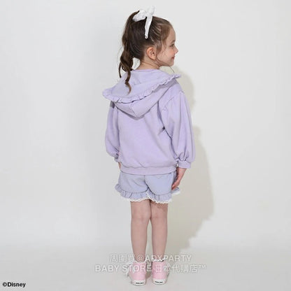 Japanese BDL x Disney Princess Lace Hooded Jacket 100-130cm Girls Autumn OUTERWEAR 