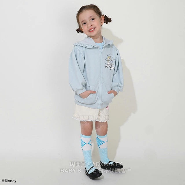 Japanese BDL x Disney Princess Lace Hooded Jacket 100-130cm Girls Autumn OUTERWEAR 