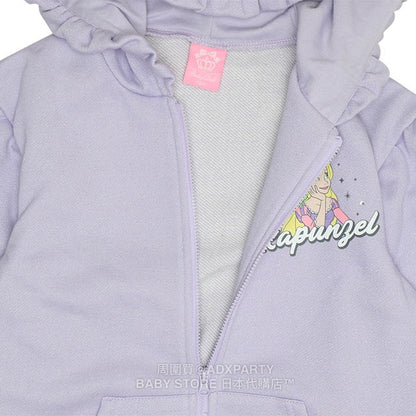 Japanese BDL x Disney Princess Lace Hooded Jacket 100-130cm Girls Autumn OUTERWEAR 