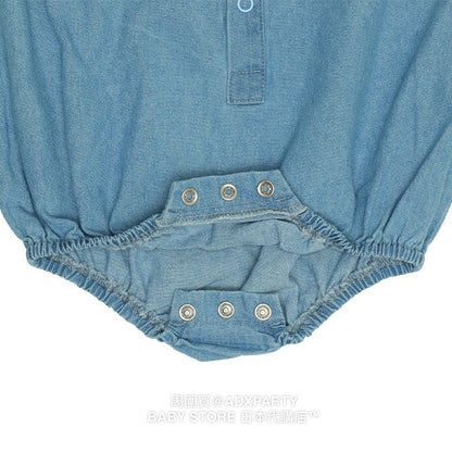 Japanese BDL x Disney Denim Jumpsuit (70-80cm) for Boys and Girls (Autumn Jumpsuit for Newborns) 