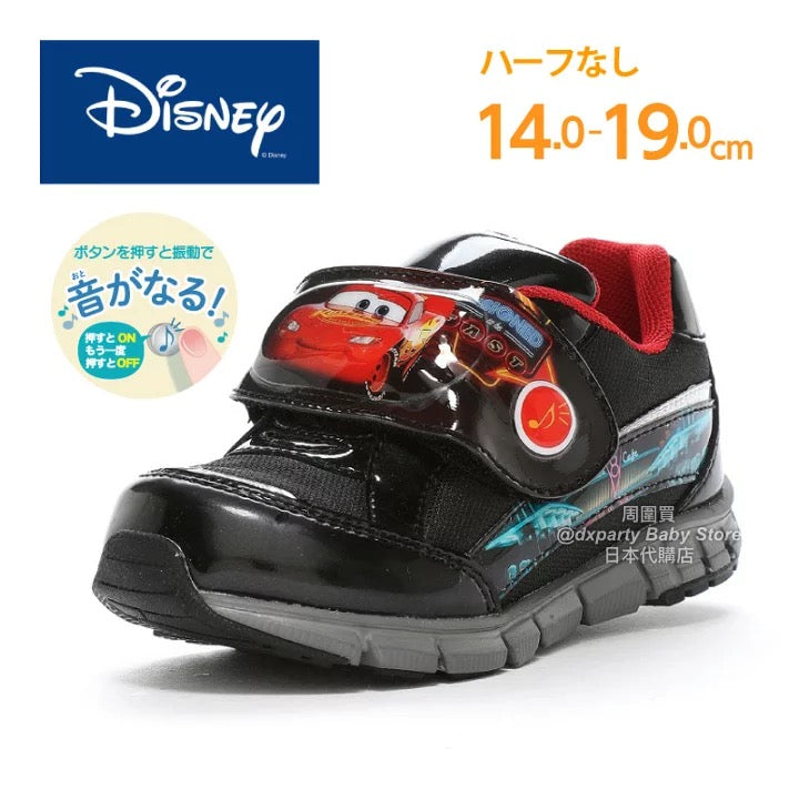 日本直送 moonstar x Disney Cars 發聲 耐摩鞋底 抗菌防臭 健康機能兒童鞋 14-19cm 男童款/女童款 鞋系列